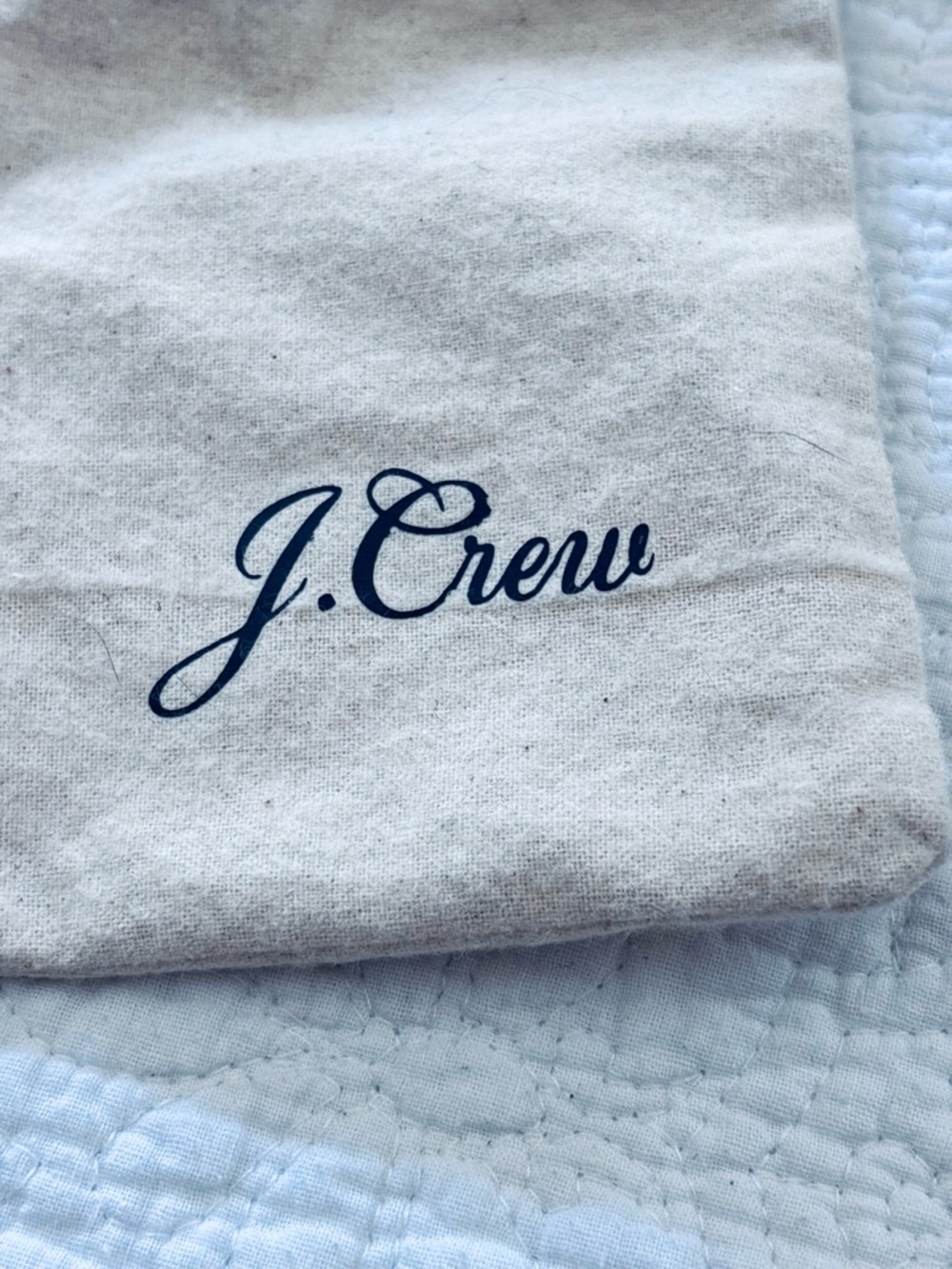 ❗️J. Crew Natural Beige Drawstring Pouch Jewelry - Picture 2 of 3
